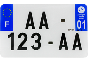 Plaques d'immatriculation auto - SPEEDIMMAT